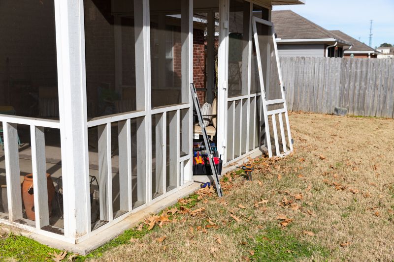 Porch Gutter Installation
